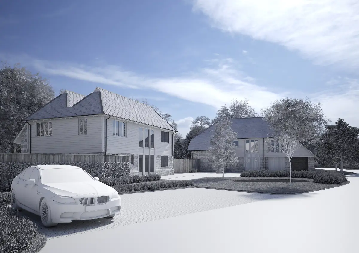 Housing exterior generated image