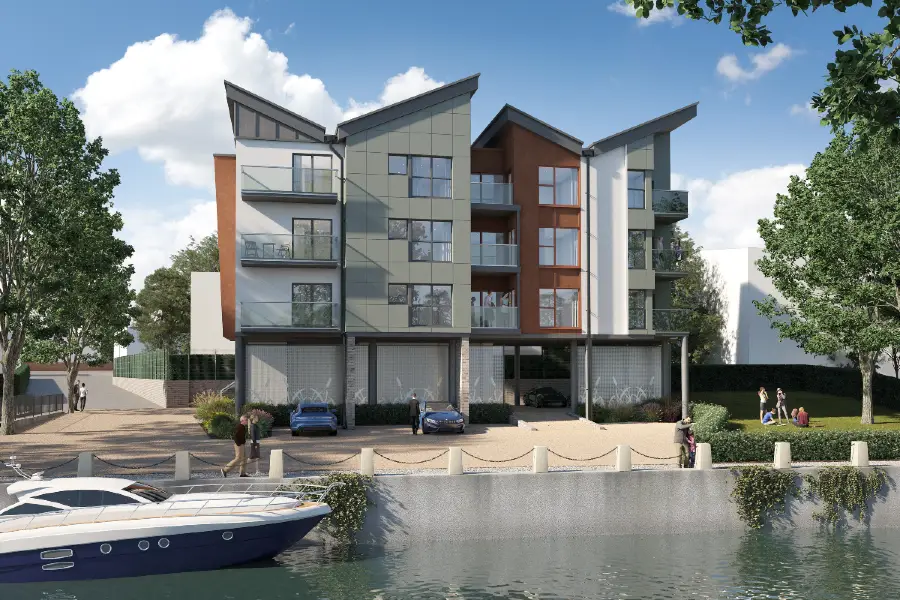 From Floodplain To Riverside Development: New Build Flats In Maidstone 