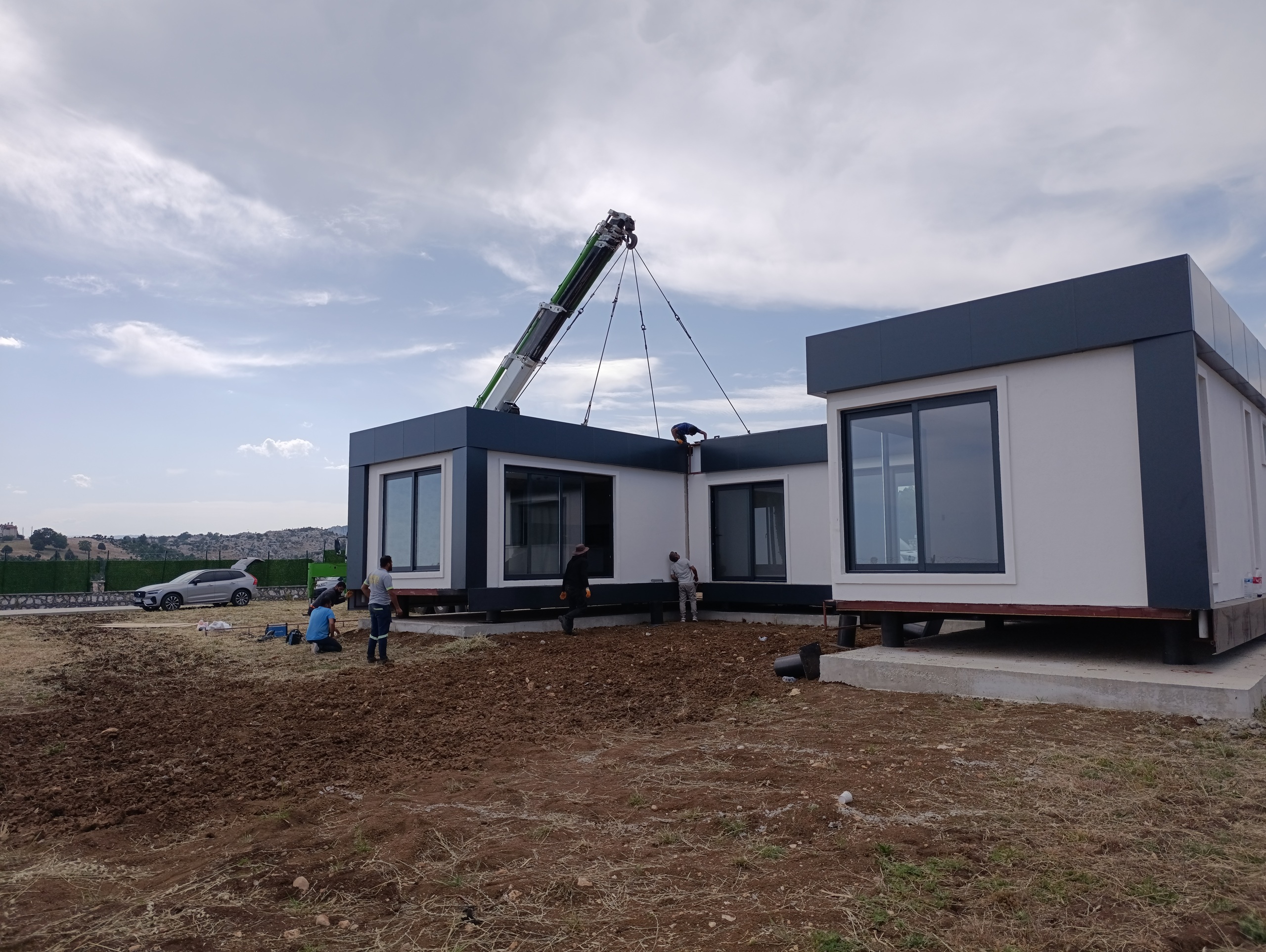 120 m² H-Tipi Taşınabilir Ev