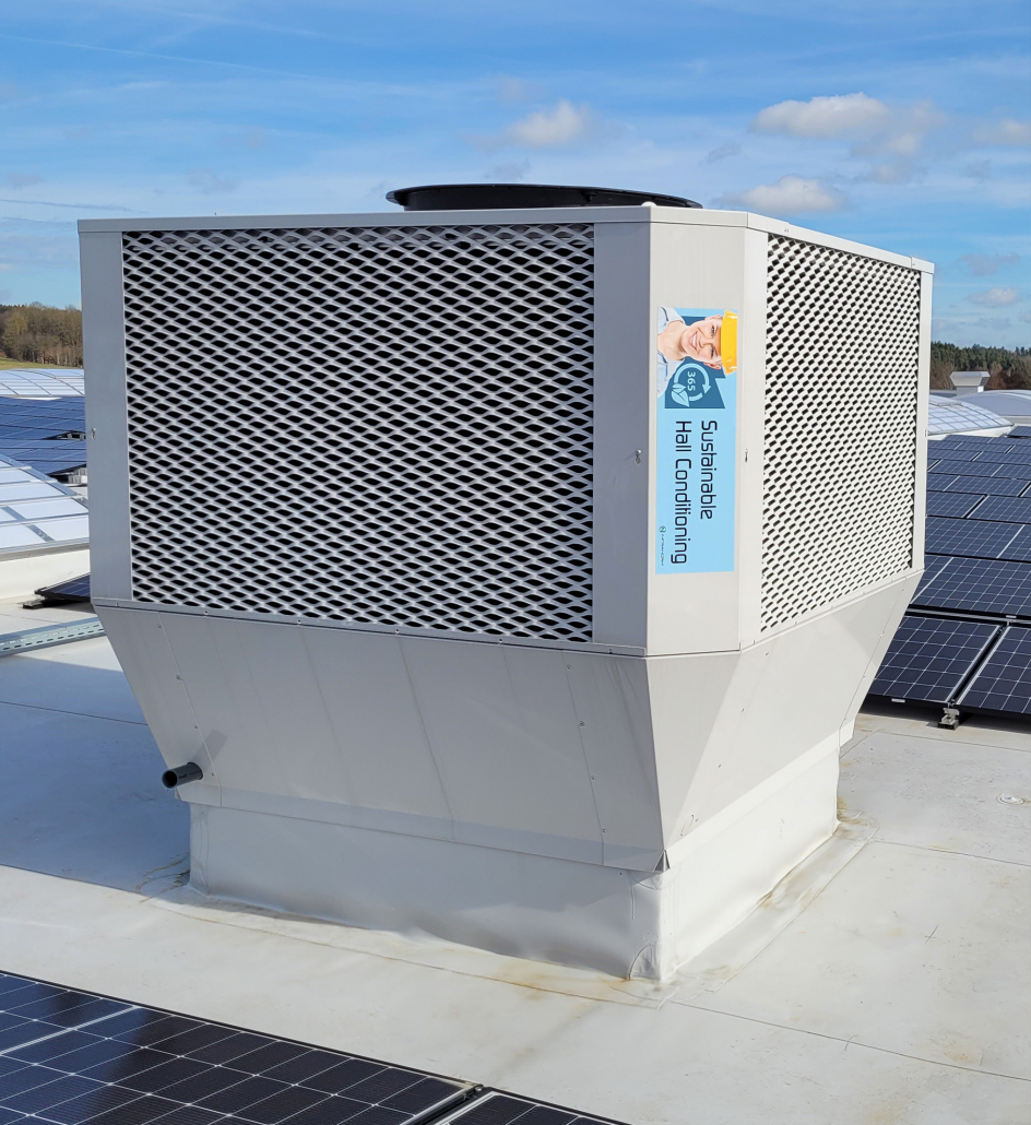 Sustainable Hall Conditioning bei Metallbau GÖTZL