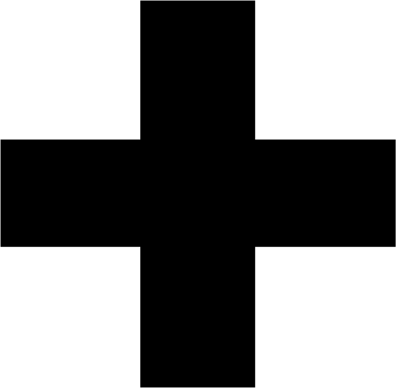 Schwarzes Plus