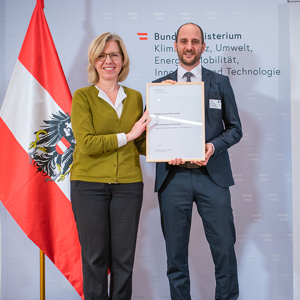 INFRANORM® erhält Umweltmanagementpreis 2023 für innovative Verantwortung