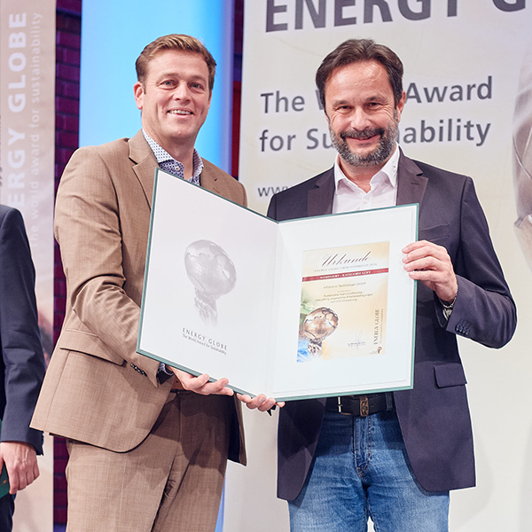 INFRANORM® erneut nominiert für den Energy Globe Award in der Kategorie Luft