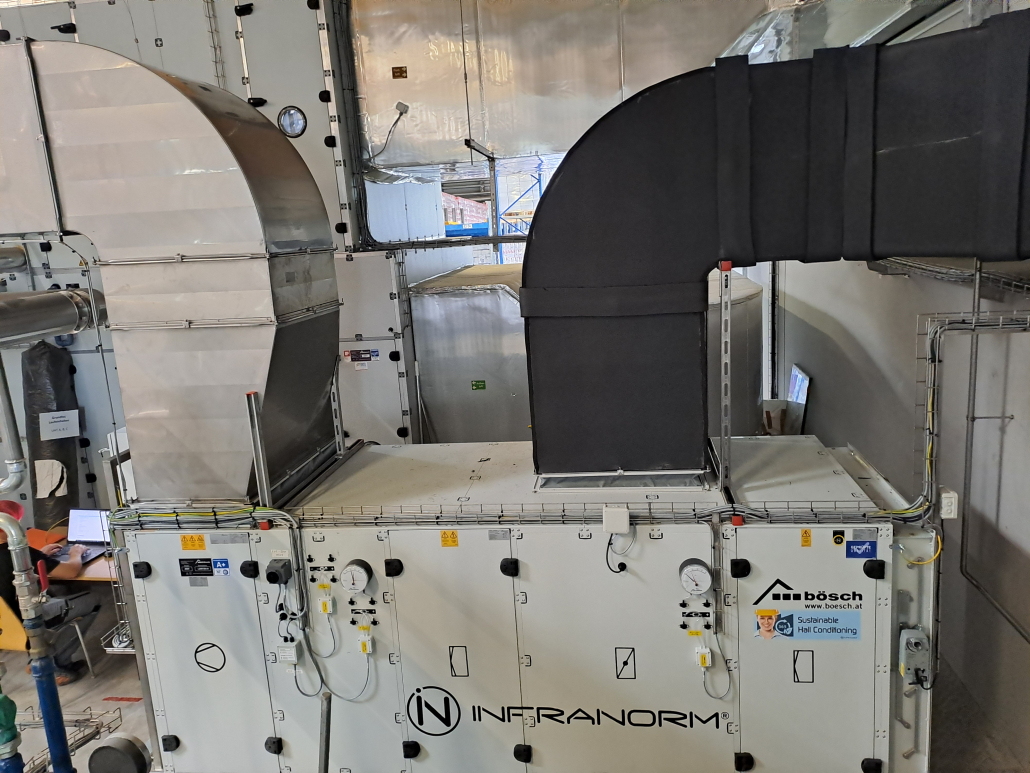INFRANORM® Lüftungsgerät für optimale Luftqualität und Energieeffizienz in der Gmundner Molkerei