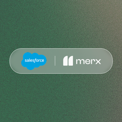 Image showing Salesforce and Merx company logos