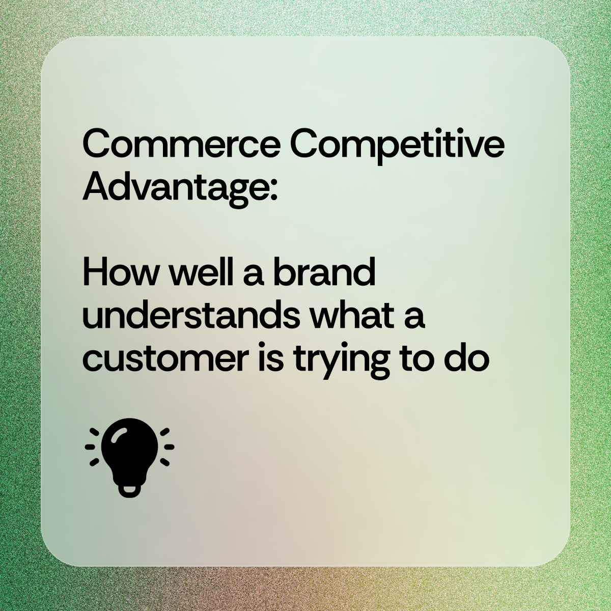 The Next Competitive Advantage in Commerce Is Not Speed. It Is Understanding.