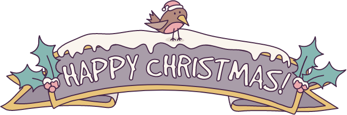 animated illustration of people at Christmas Eve Resbite app