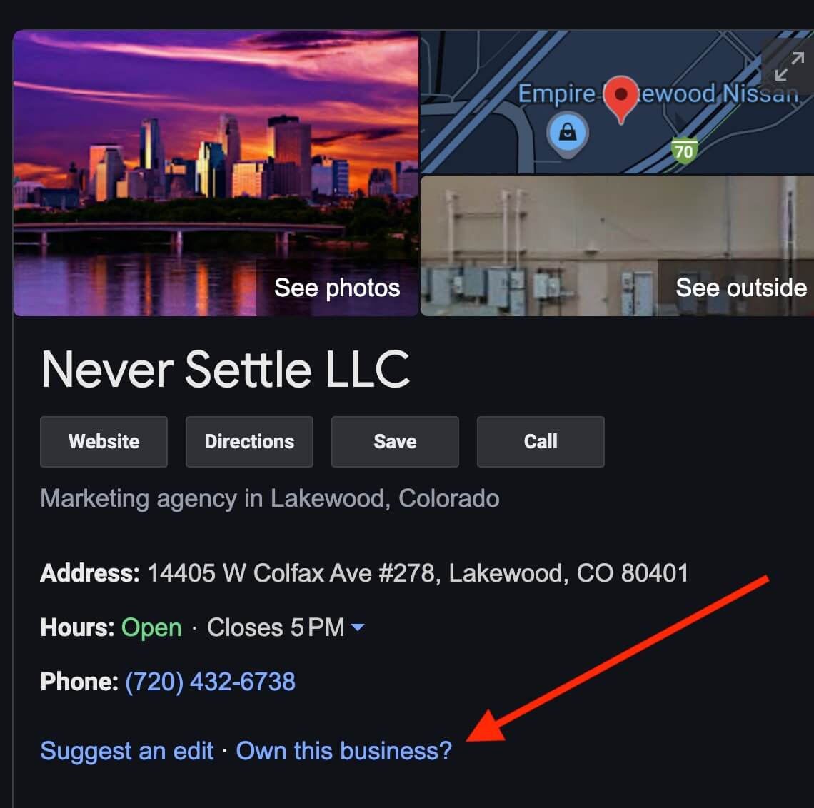 google business claiming an existing business