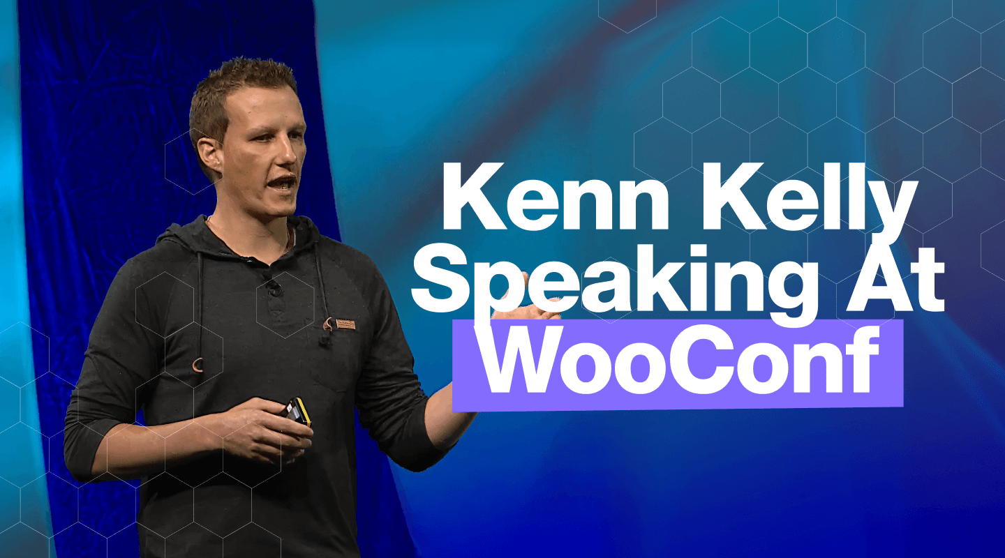 Kenn Kelly speaking at WooConf