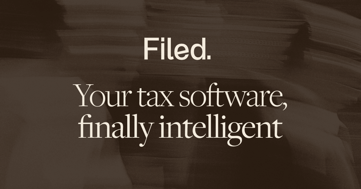 Filed AI Tax Prep website preview