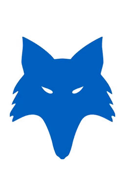 Stylized fox head customer logo