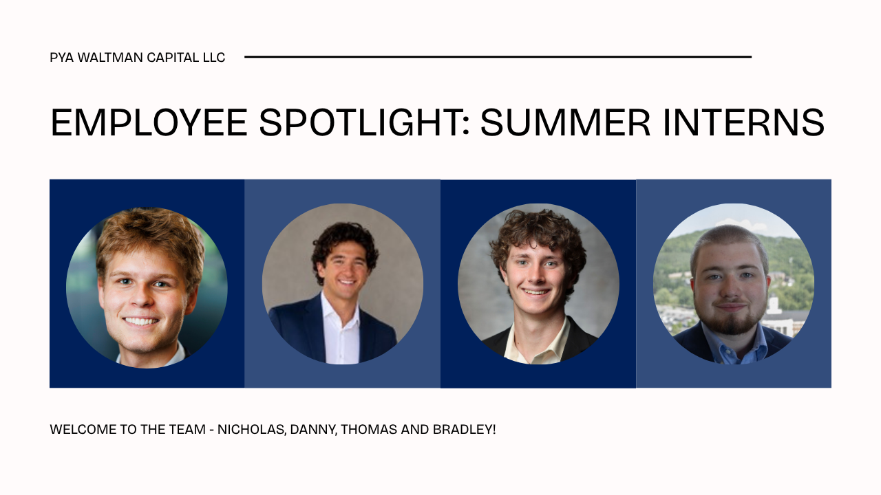 Employee Spotlight: Meet Our Summer Interns - Nicholas, Danny, Thomas & Bradley