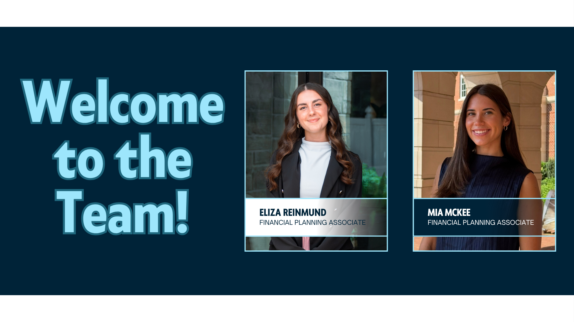 Employee Spotlight: Welcome Eliza and Mia!