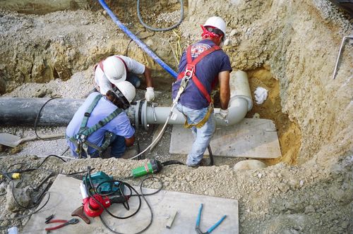 Field Welding of Water Retention System