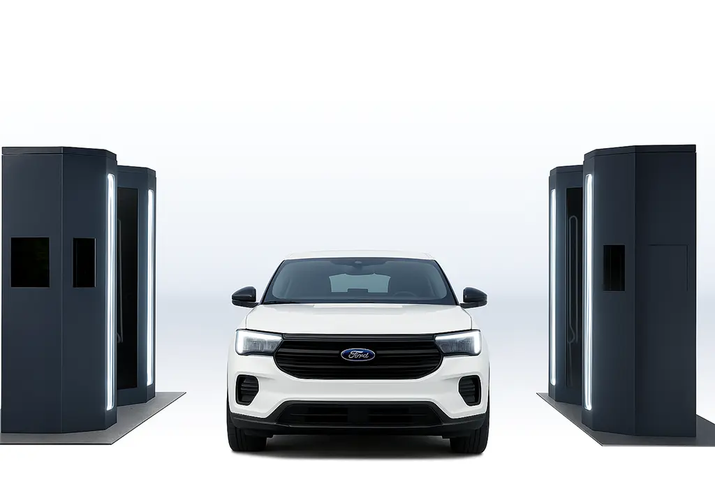 vehicle scanner from the front with a ford suv