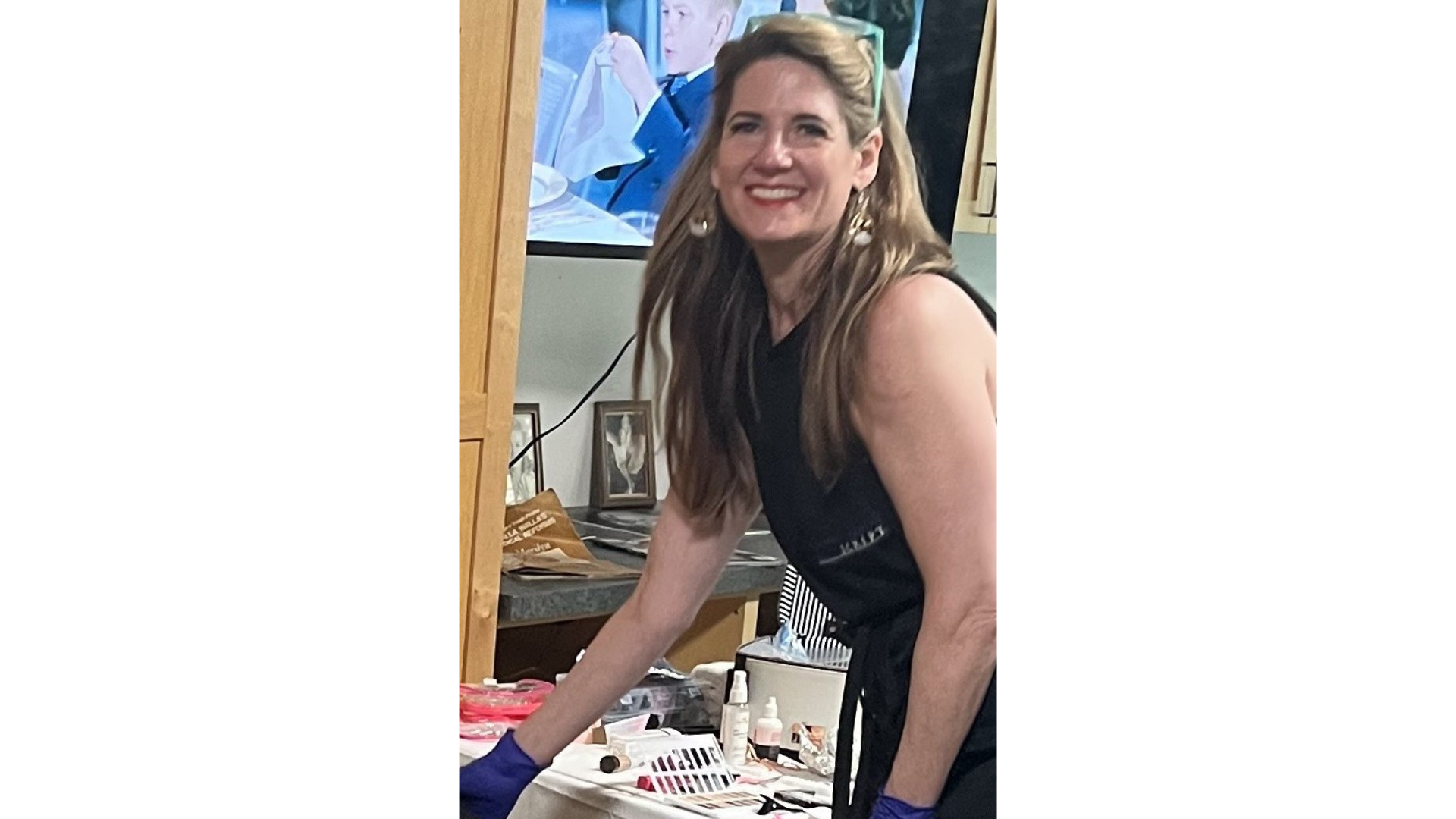 Amy Landers, Heather Glen volunteer, and licensed esthetician and owner of East Side Lash Studio in Asheville, NC.