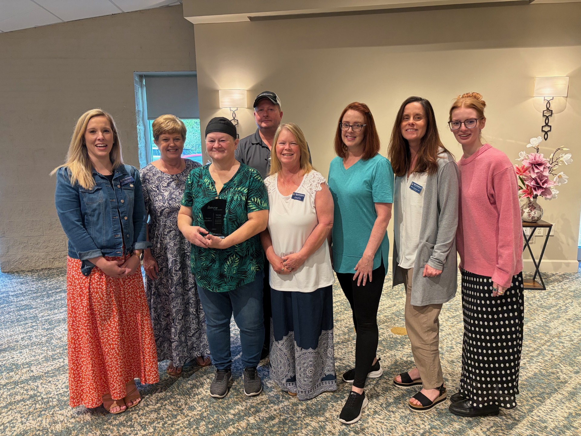 Tammy Collins Honored with LeadingAge North Carolina’s Service Excellence Award