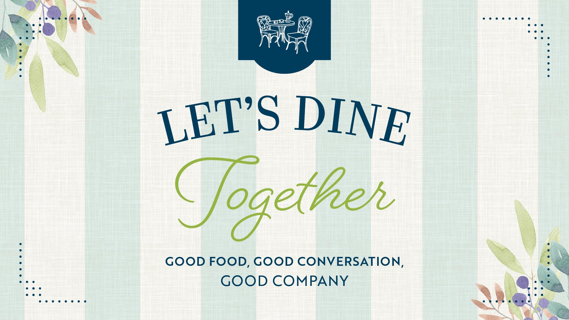 Let's Dine Together