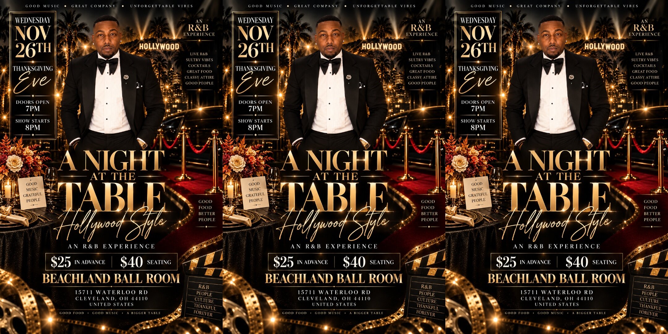 A Night At the Table "Hollywood Style"