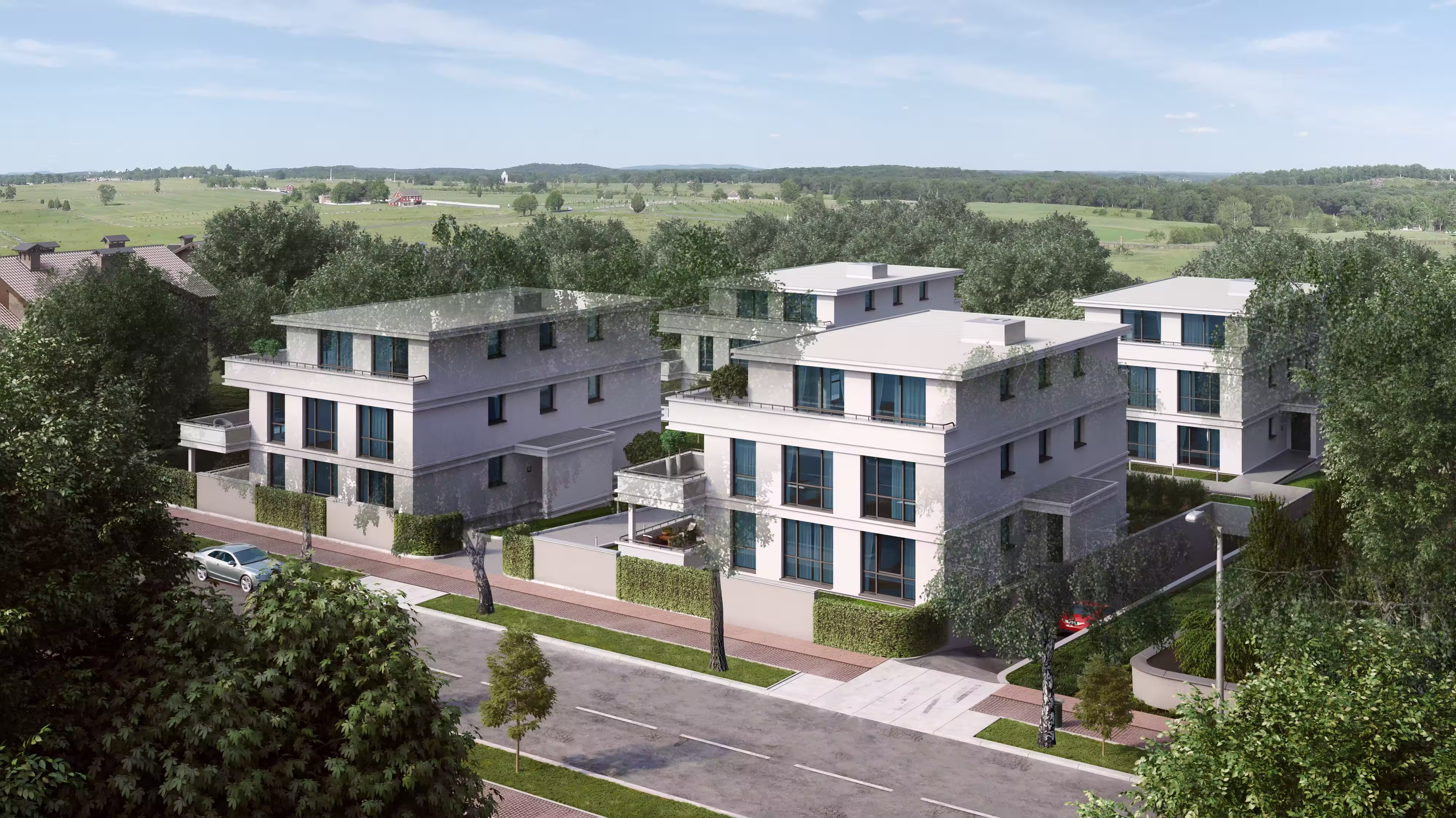 Quartiersentwicklung mit vier Mehrfamilienhäusern - Berlin