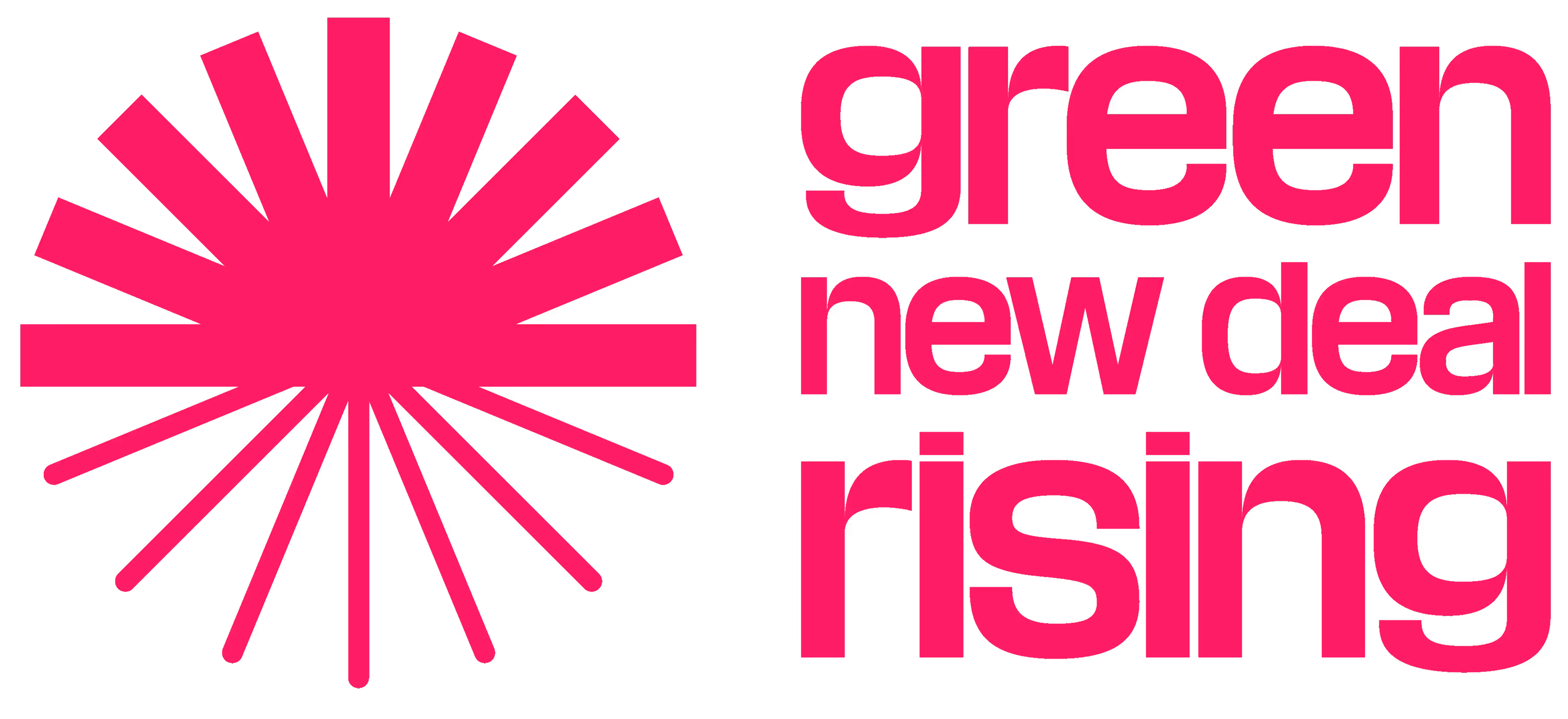 The logo of Green New Deal Rising