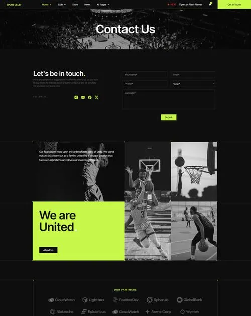website screenshot