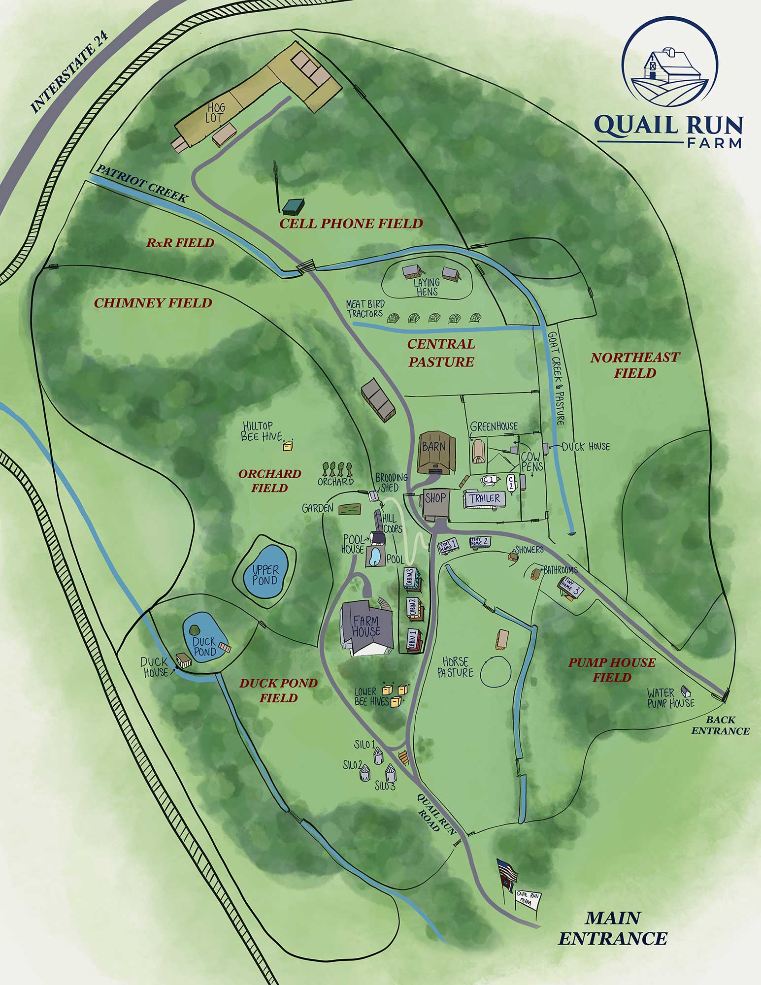 Lookout Mountain Inn Property Map