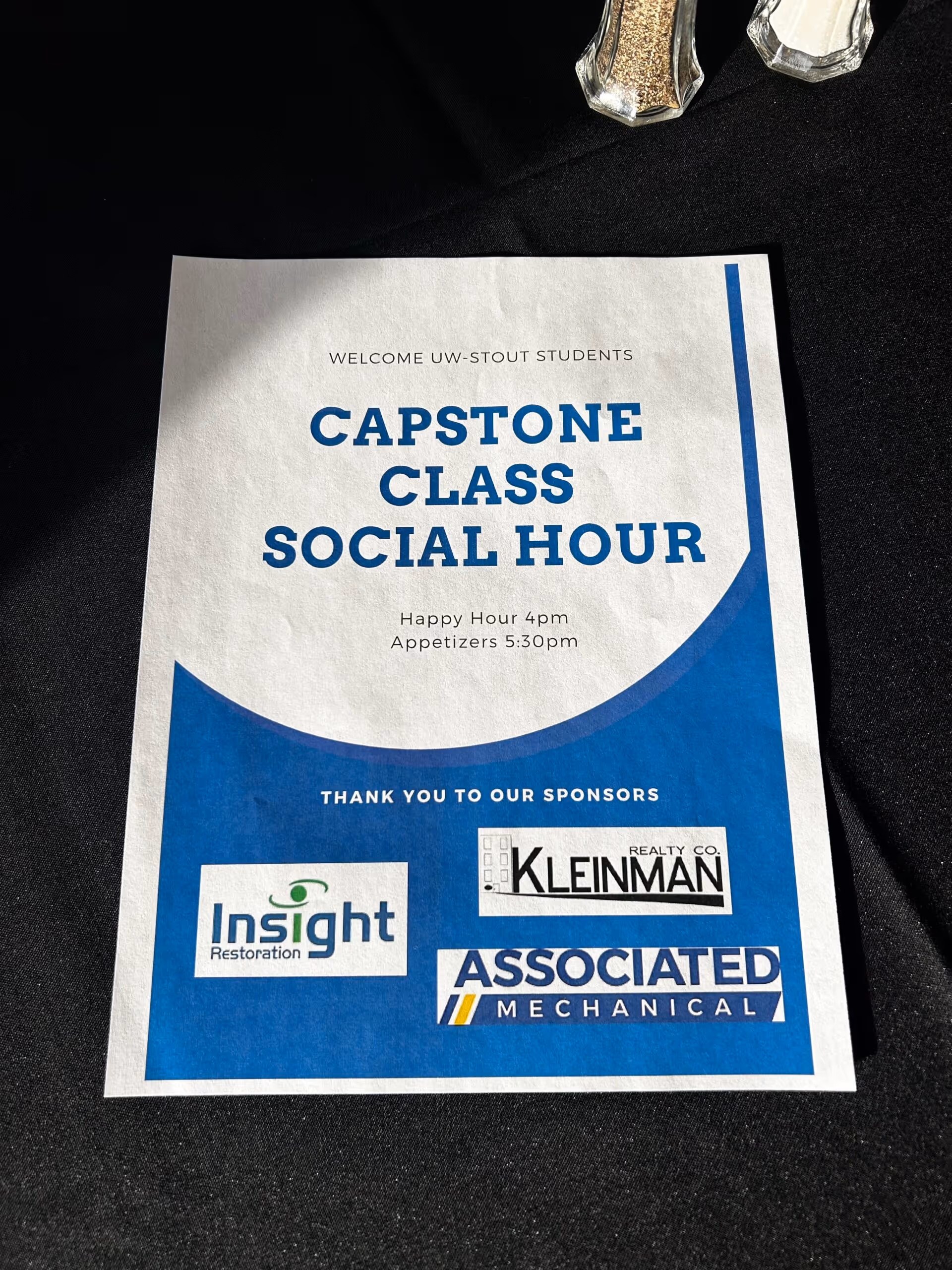 Kleinman event sponsorship.