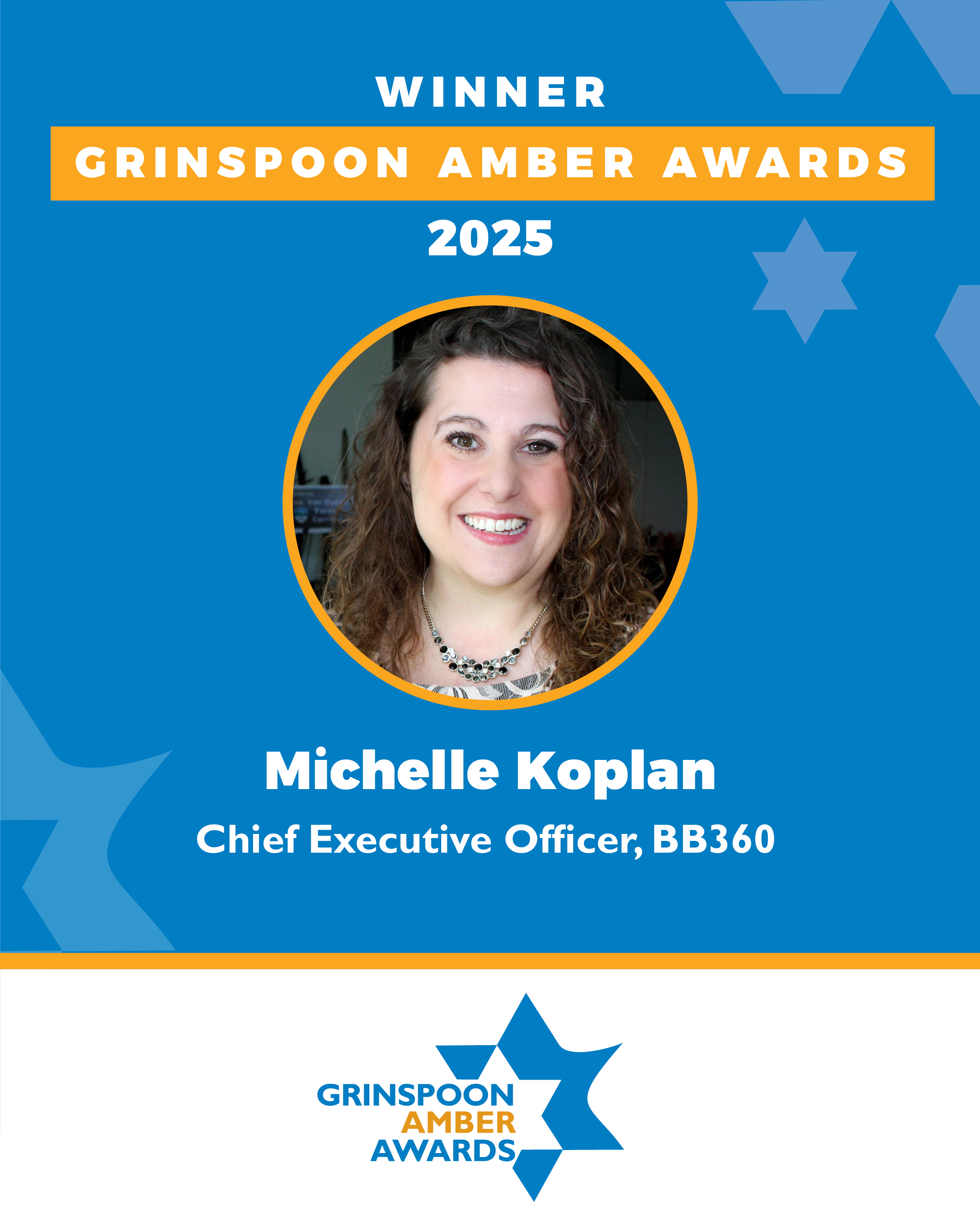 BB360 CEO Michelle Koplan honored with Grinspoon Amber Award