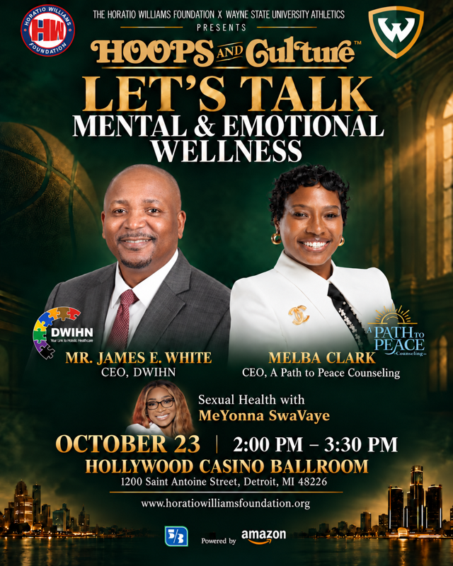 Let's Talk Mental & Emotional Wellness flyer