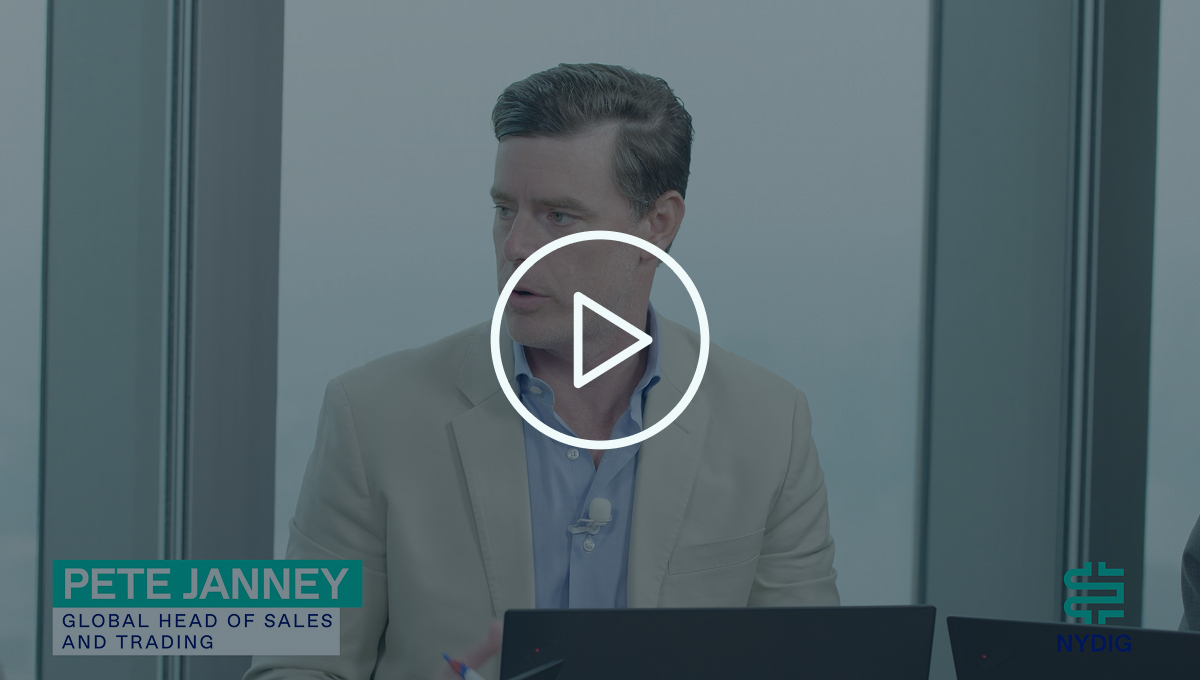 Pete Janney, Global Head of Trading at NYDIG