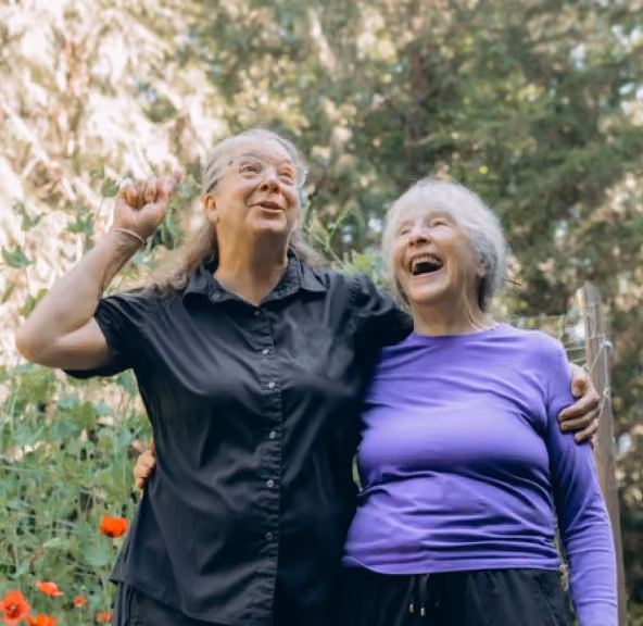 Earth Funeral - Happy customers outdoors in conservation land