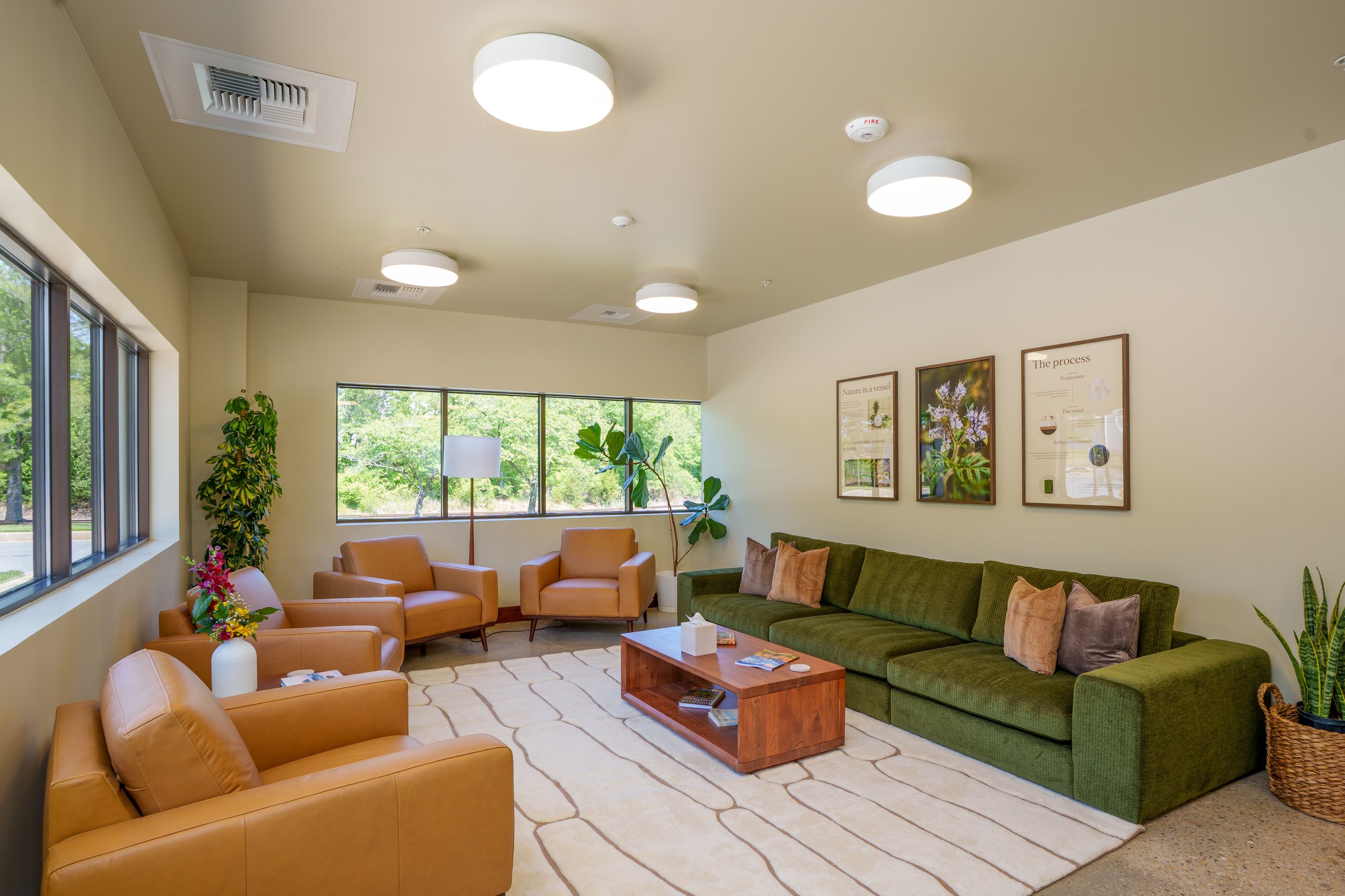 The family lounge at Earth East Coast