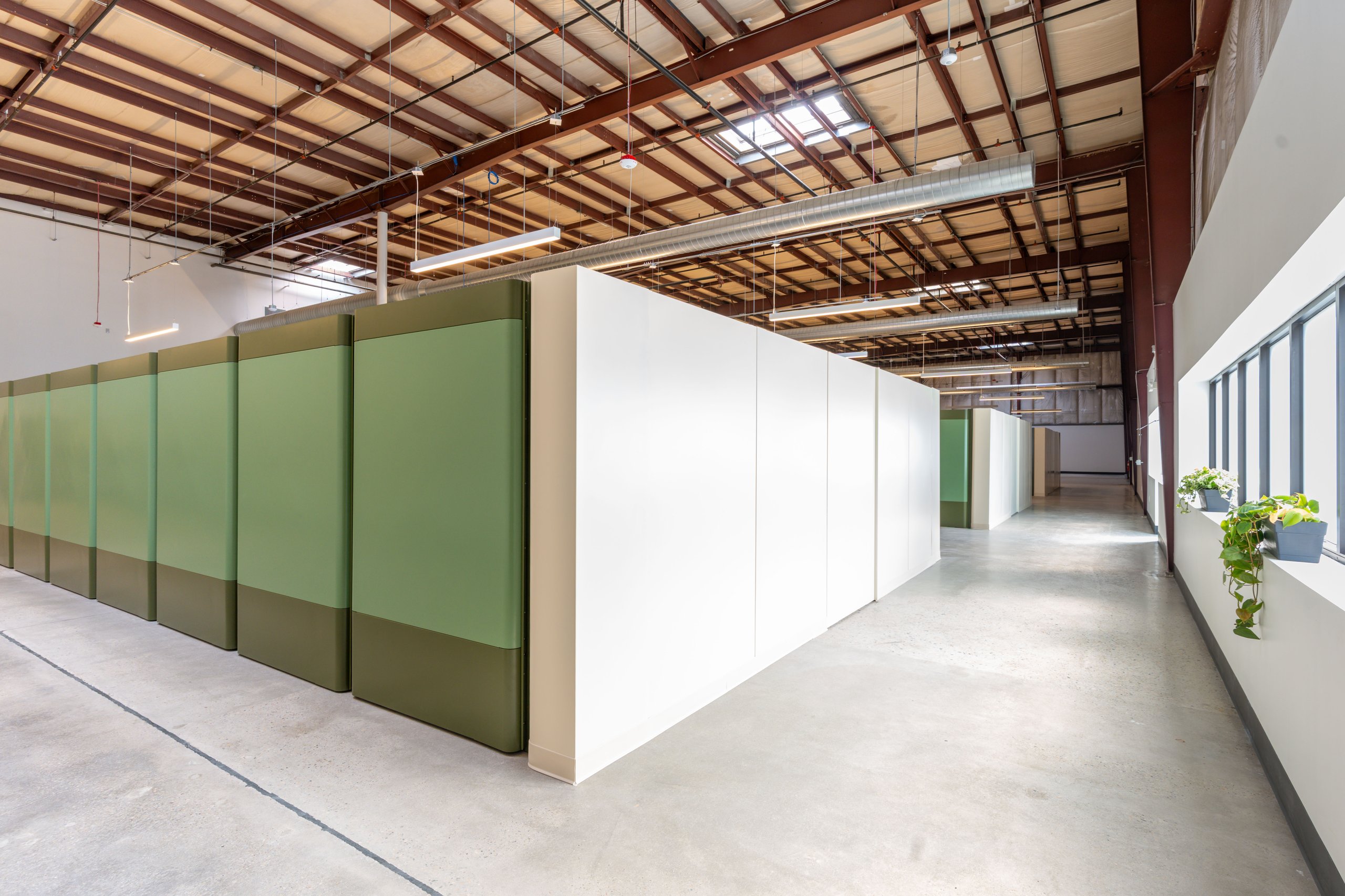 The vessel hall where each soil transformation is carefully managed.