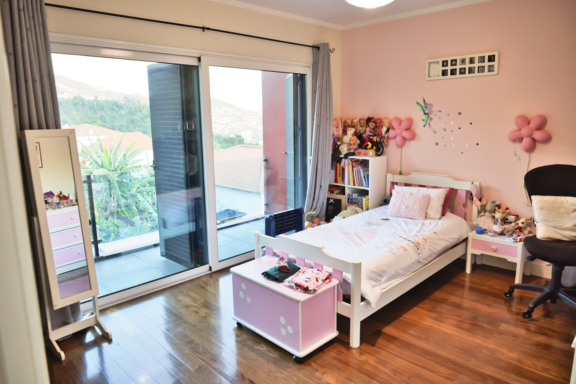 Panoramic view over Funchal bay from the property