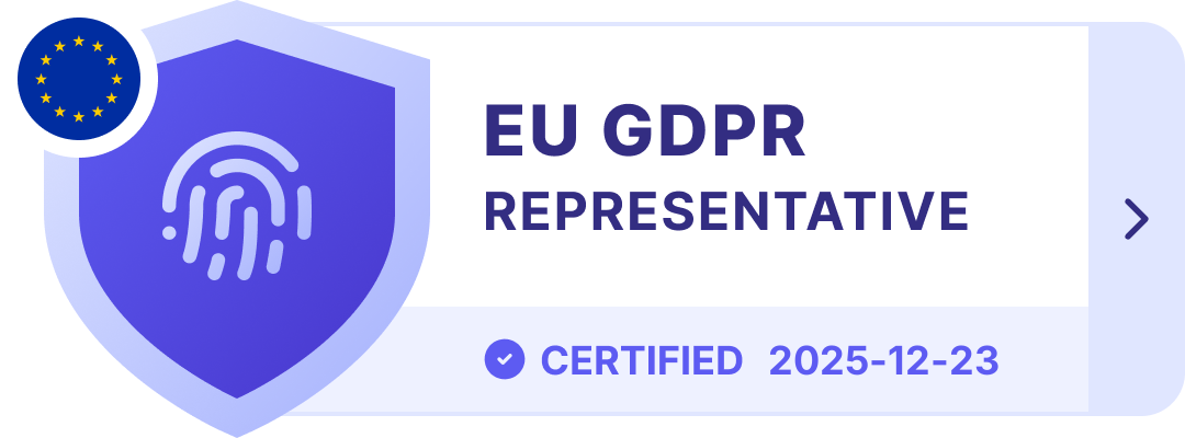 GDPR Certification: Art 27 representation by Prighter