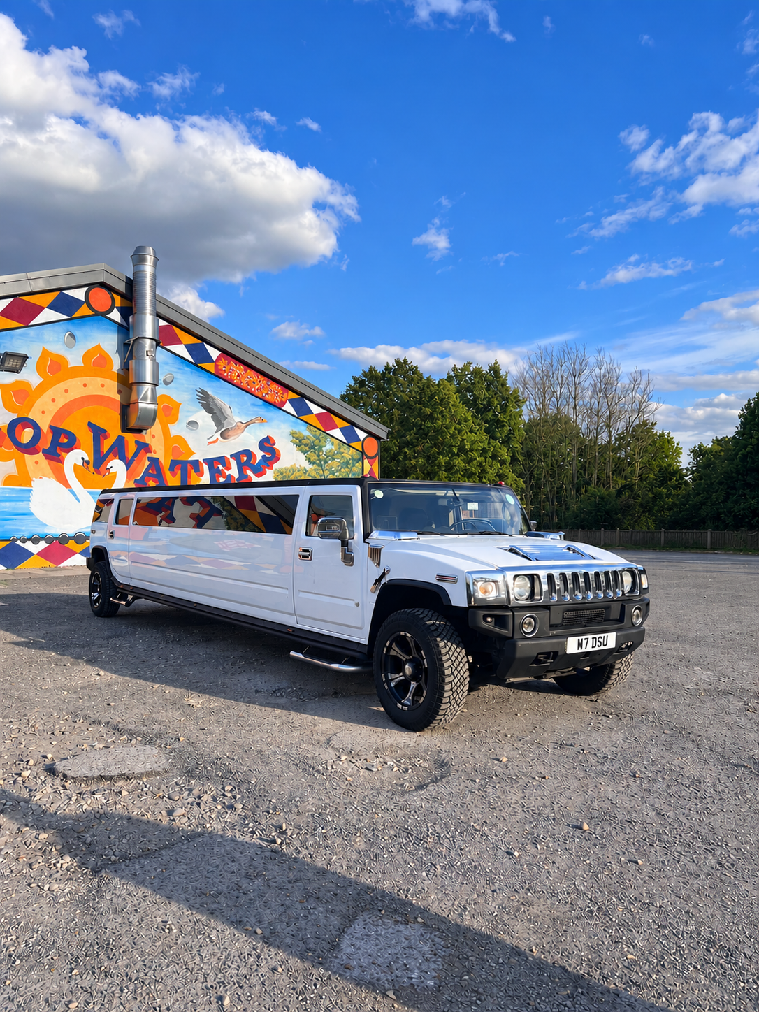 Hummer wedding limousine for group transport