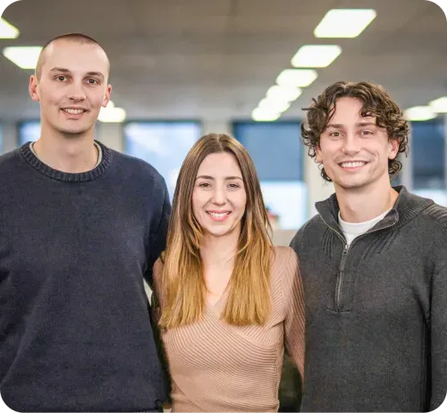 The founders of Mindset Health smiling
