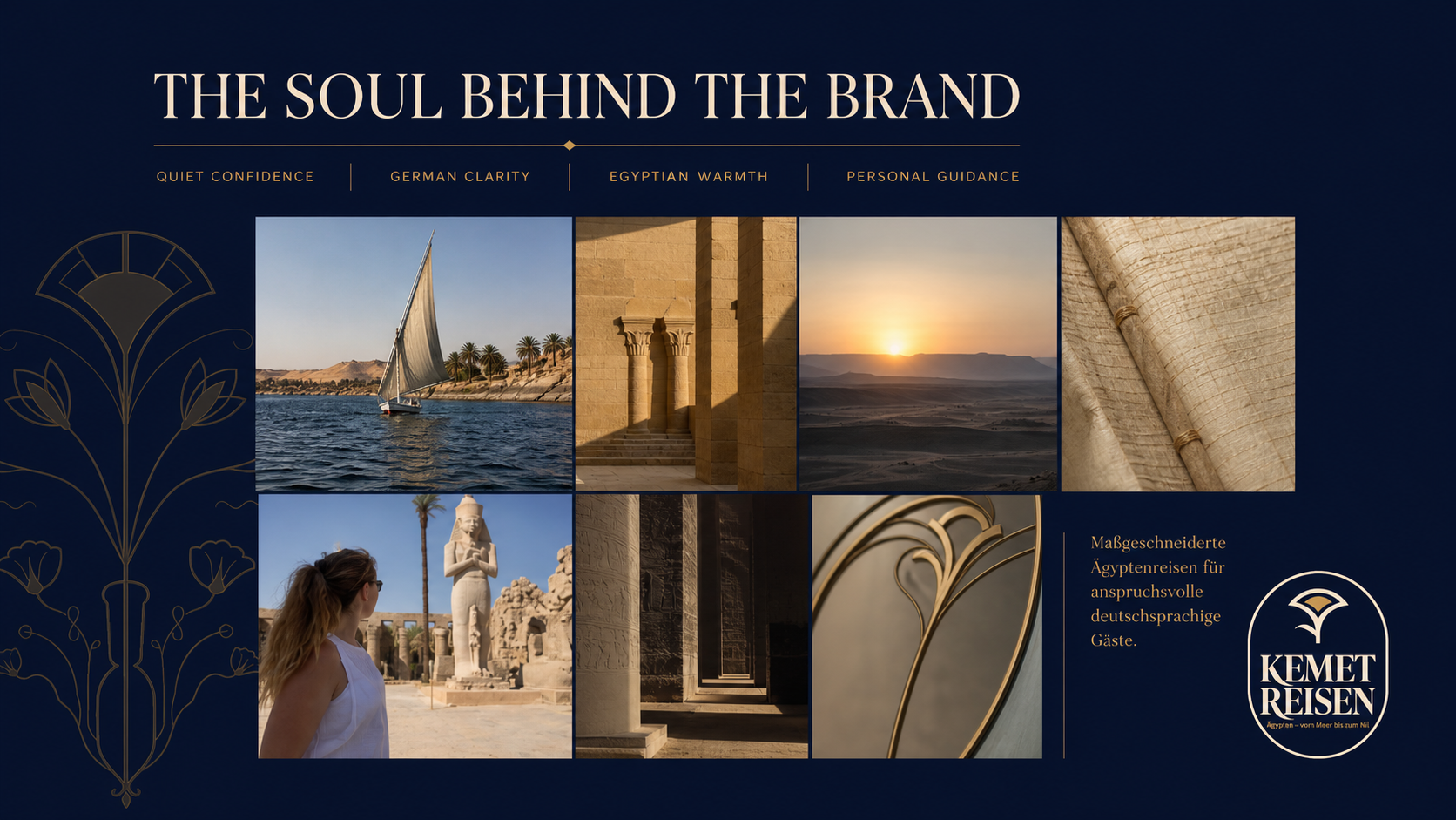 Brand discovery moodboard exploring the cultural territory behind KEMET Reisen