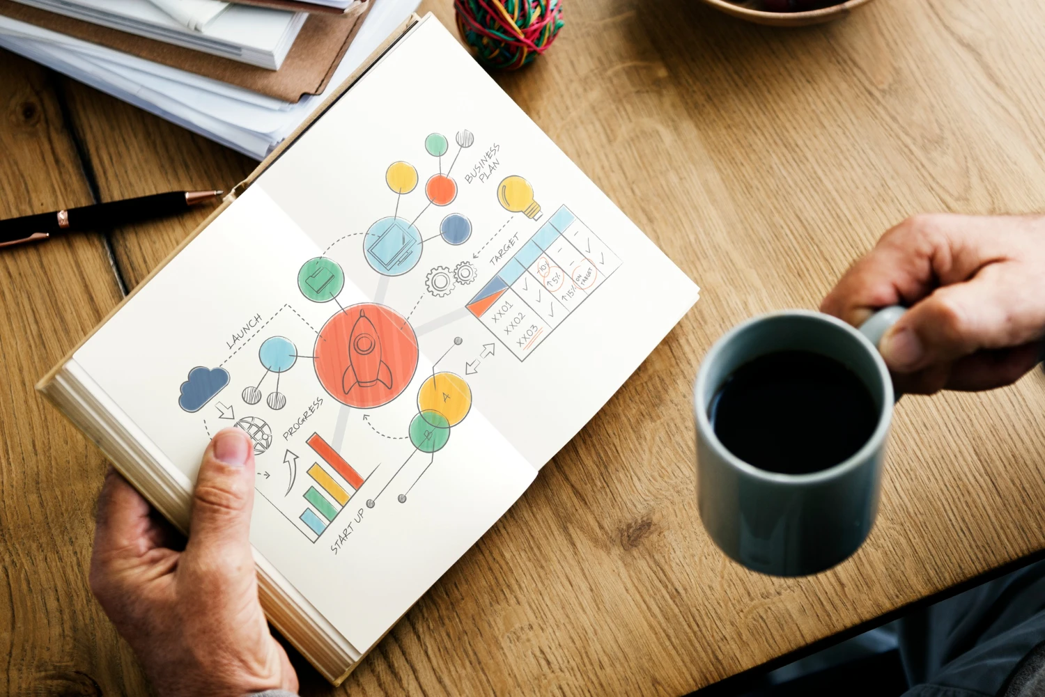 Creative optimization chart with AI-generated ad variations