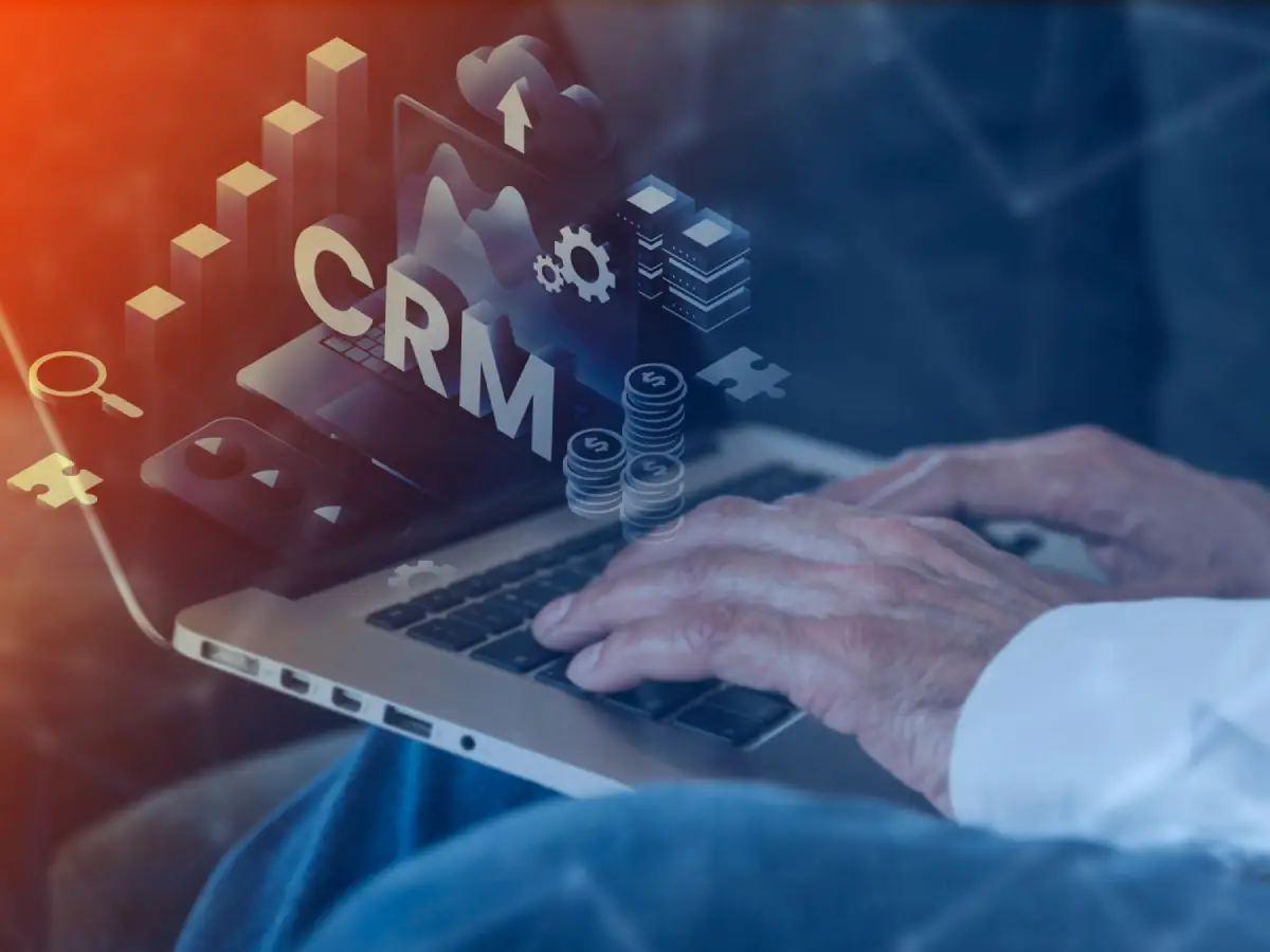  Funnel diagram showing AI-powered lead tracking and CRM syncing