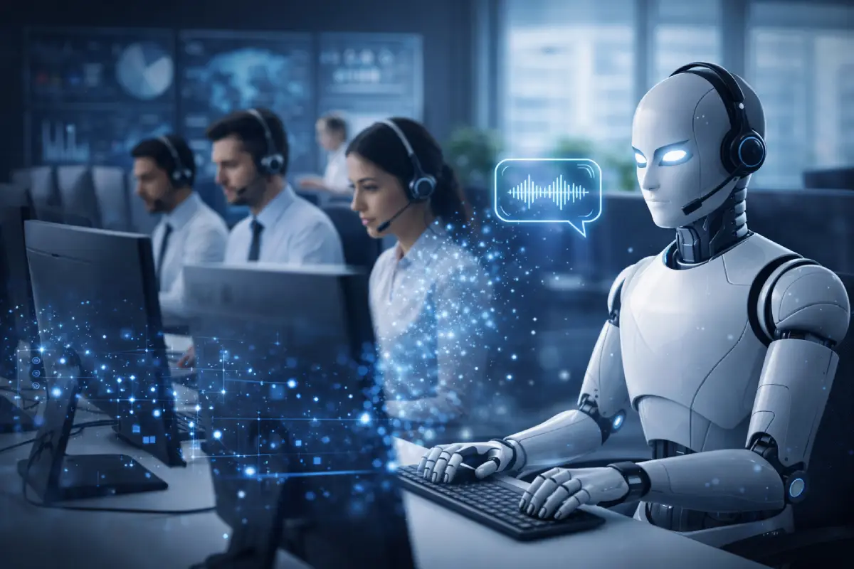 AI conversation system replacing traditional call center agents