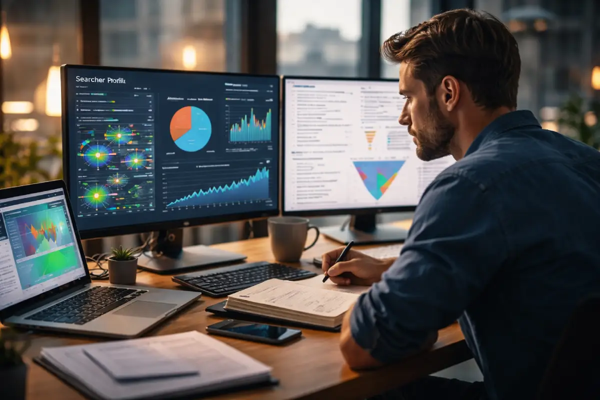 search engine optimization expert analyzing user intent