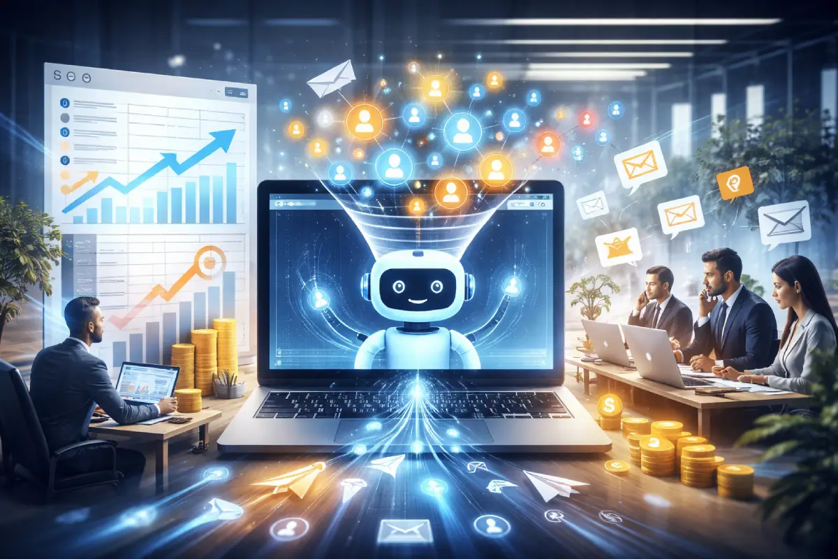 SEO traffic converting through automated response system