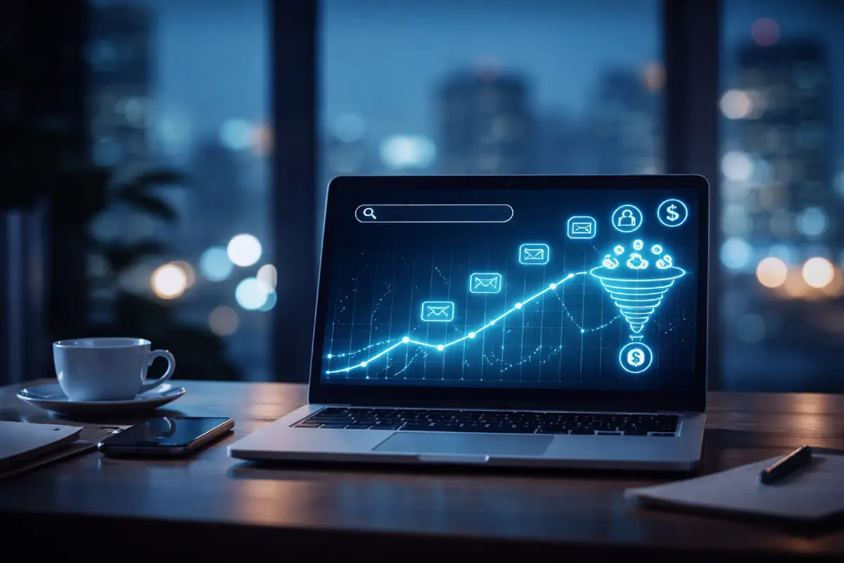 search traffic converting through automated follow-up system