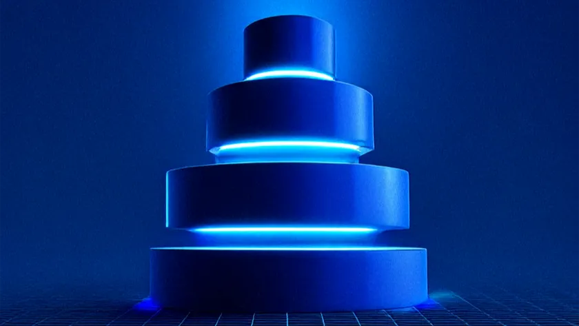 Illustration of a modern data platform representing scalable layers