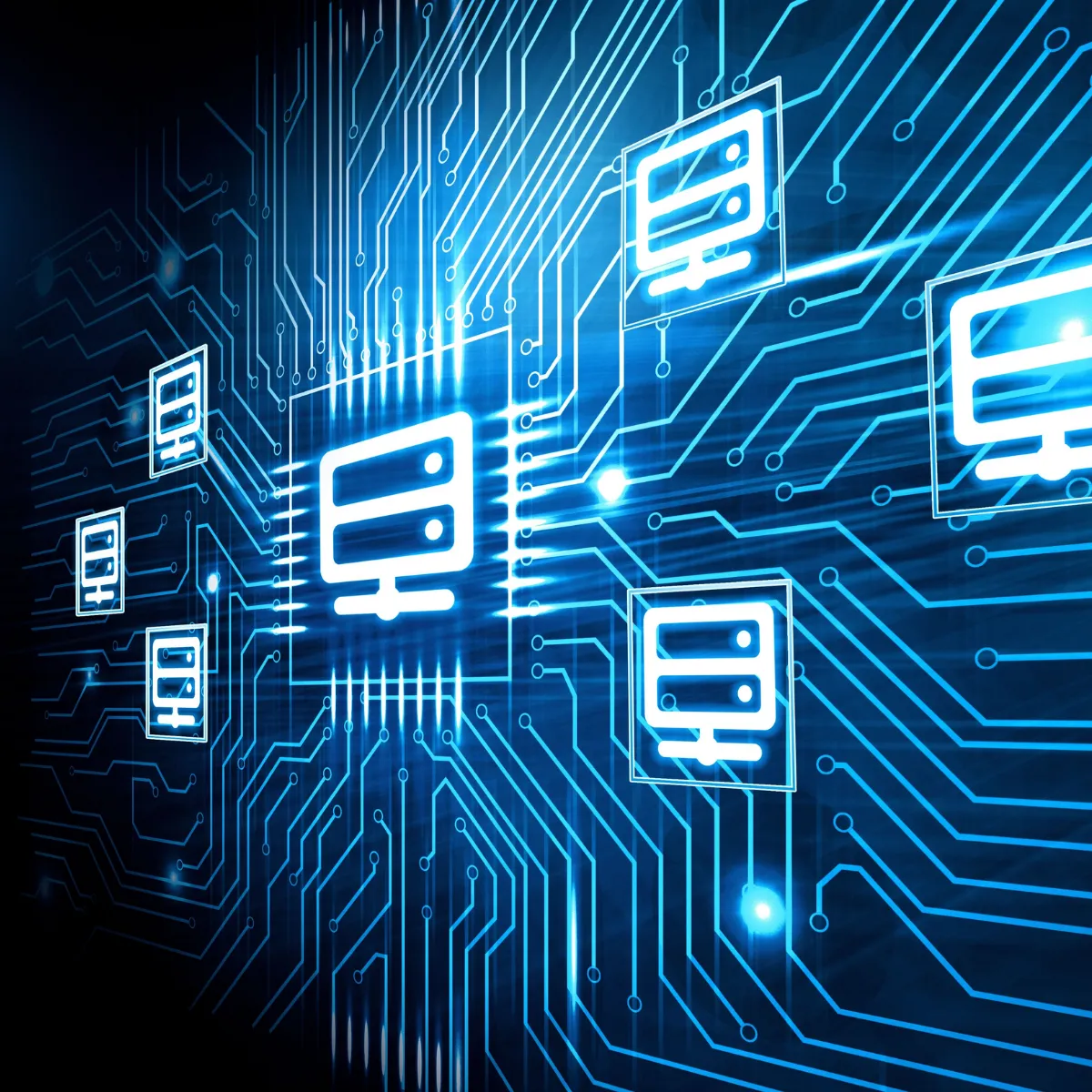 database network representing IBM Db2 high availability and data reliability.