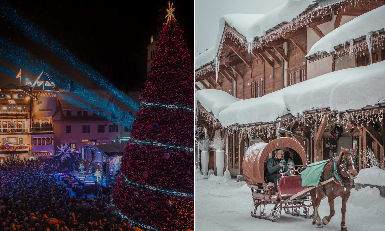 Illumination of the Christmas tree - Place du village Megève
