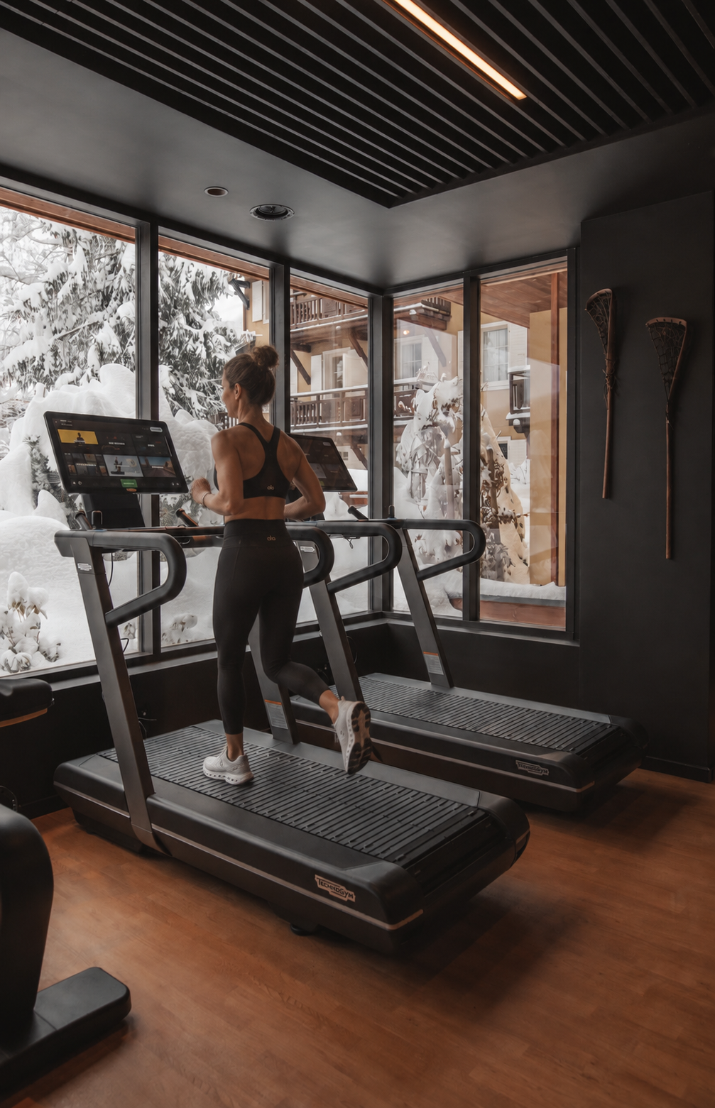 Espace cardio du fitness du Lodge Park à Megève