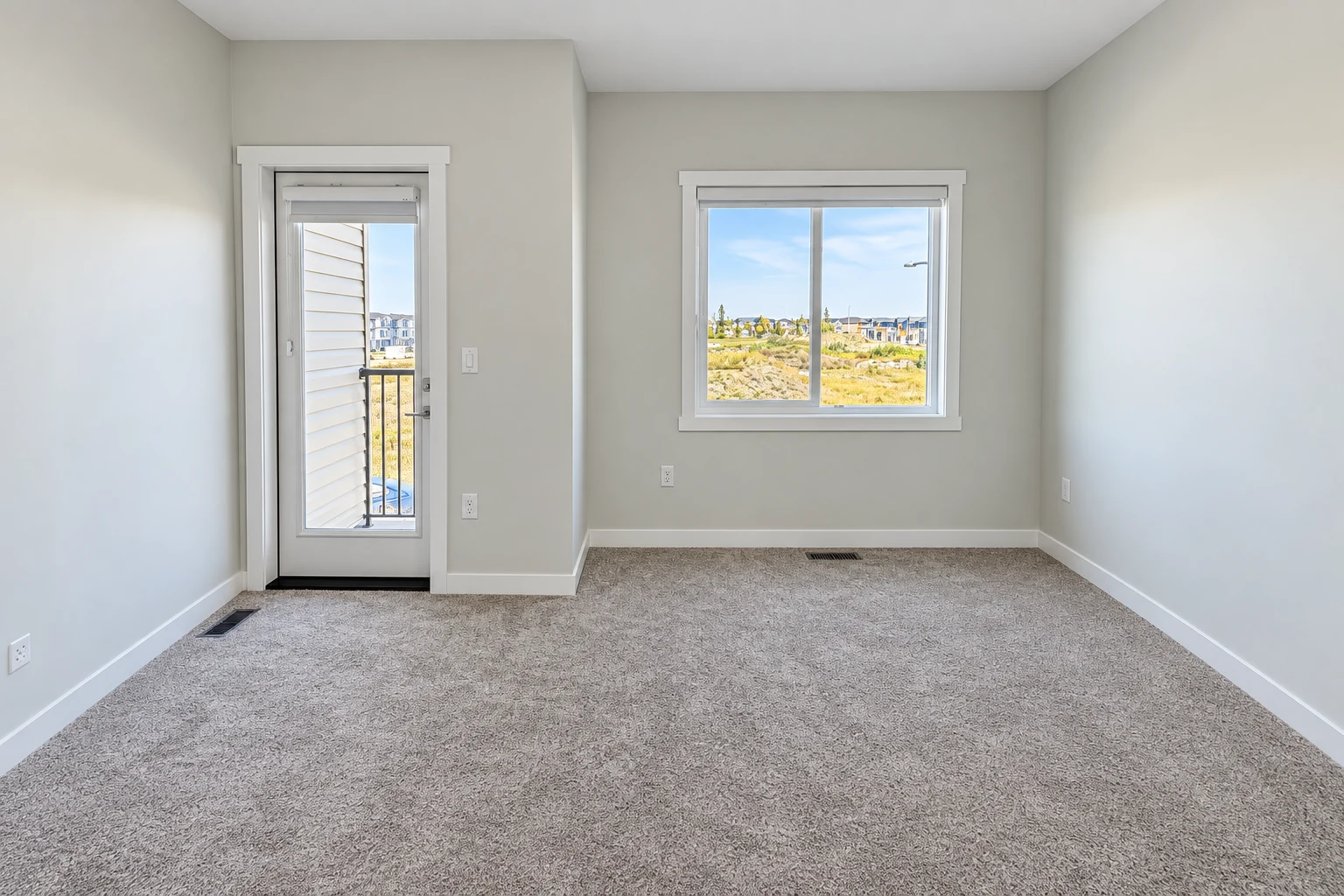 Bedroom — representative 3-bedroom unit at Peace Valley